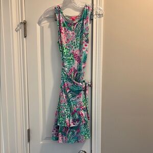 Lilly Pulitzer Sleeveless Dress with Ruffle Hem
